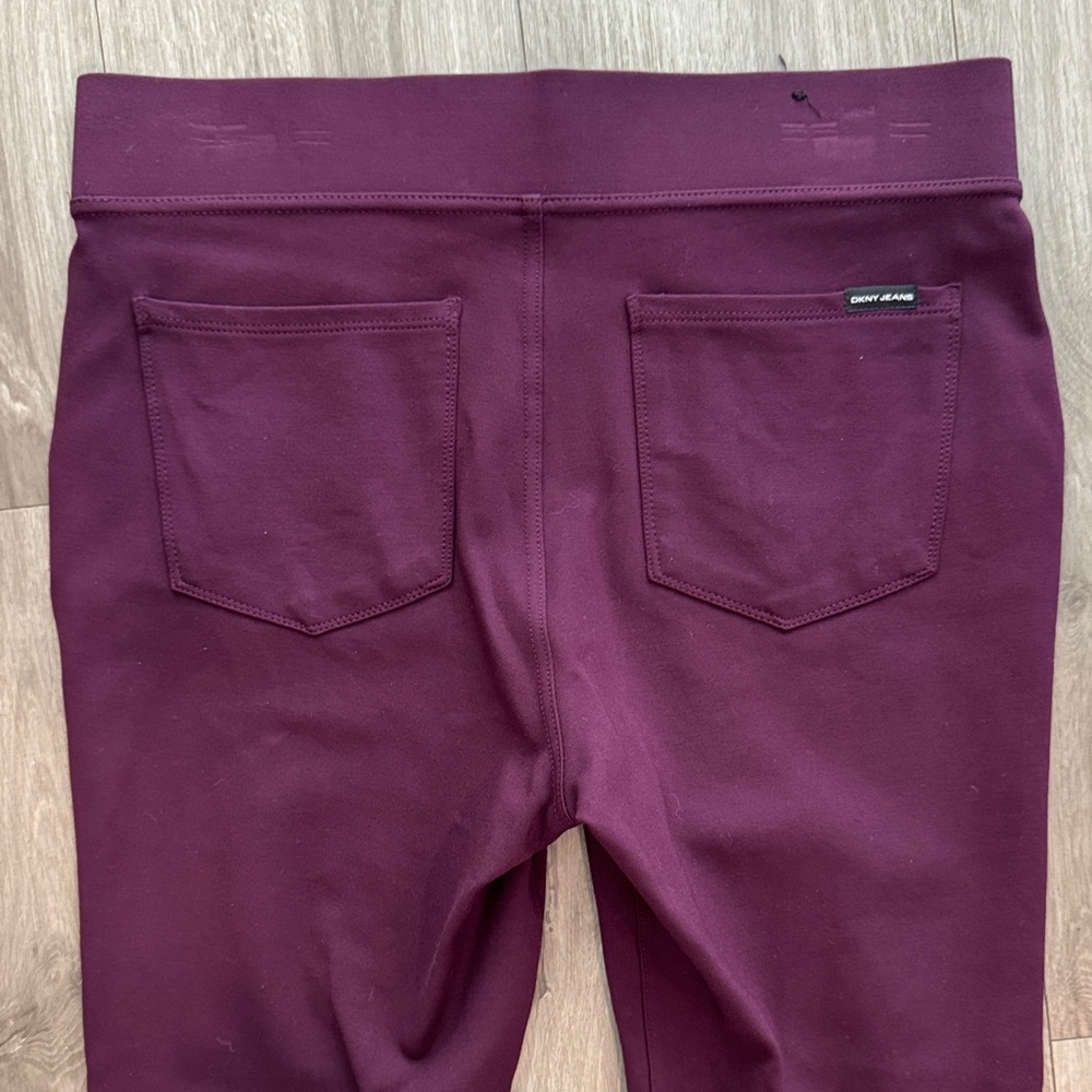 DKNY Deep Purple Ankle Pants Size M - Picture 11 of 13